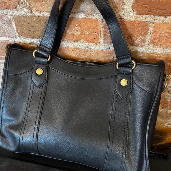 Frye Black Leather tote - Picture 3 of 5